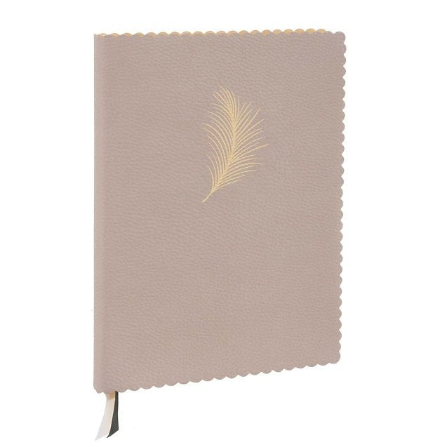 Carnet en cuir végétalien ARTEBENE Majoie - A5 - Pointillé - Beige - 4035461264407