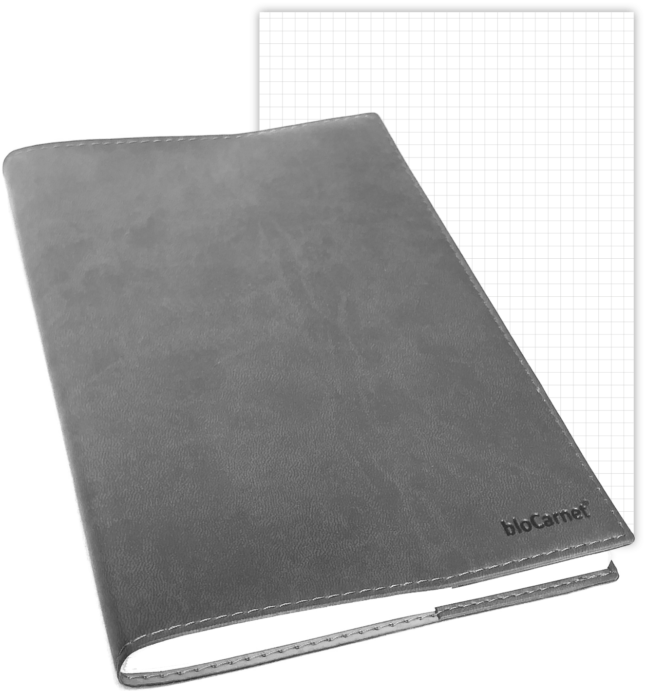 Carnet LE NOTIER bloCarnet - A5 - Quadrillé - Marron - 3770022757103
