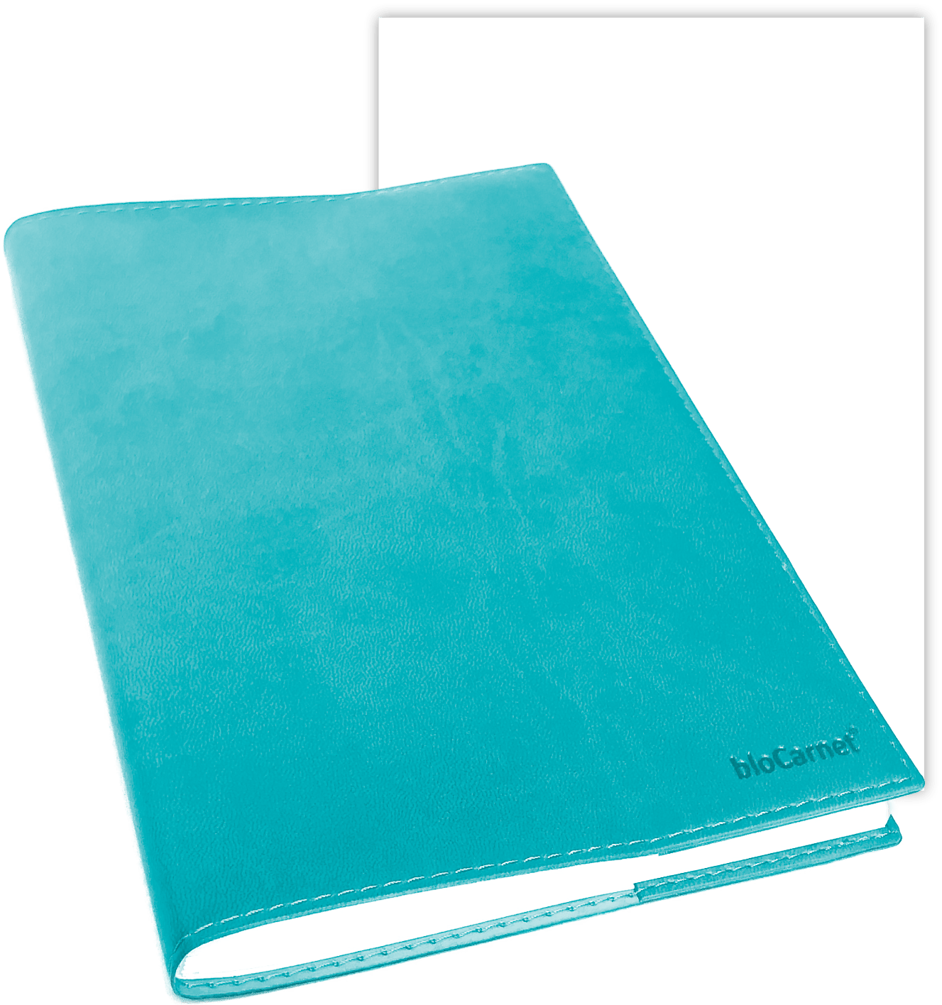 Carnet LE NOTIER bloCarnet - A5 - Uni - Bleu turquoise - 3770022757189