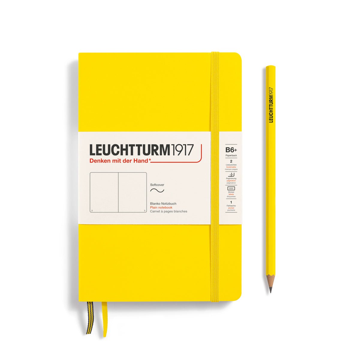 Carnet LEUCHTTURM1917 Classic Souple Uni - B6+ - Uni - Lemon - 4004117538704