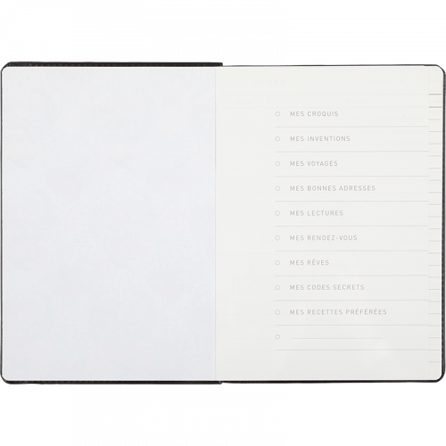 Carnet OBERTHUR Balthazar - A6 - Ligné - Bleu -