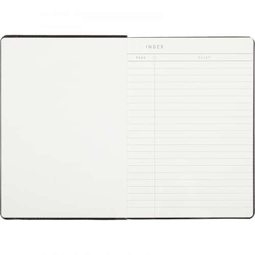 Carnet OBERTHUR Balthazar - A6 - Ligné - Bleu -