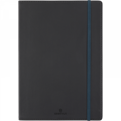 Carnet OBERTHUR Balthazar - A6 - Ligné - Gris -