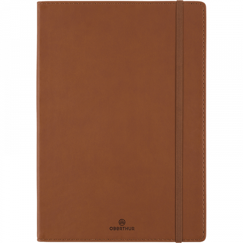 Carnet OBERTHUR Balthazar - A6 - Ligné - Naturel -