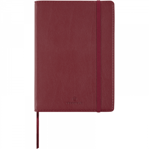 Carnet OBERTHUR Balthazar - A6 - Ligné - Prune - 3108724524158