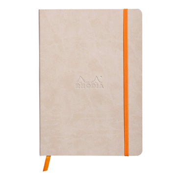 Carnet RHODIARAMA Souple Ligné - A5 - Ligné - Beige - 3037921174050