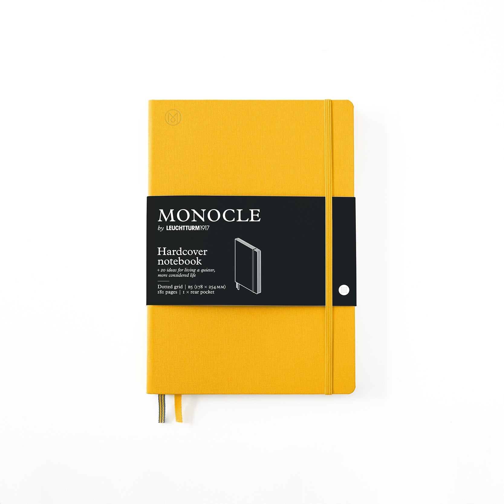 Carnet Rigide Monocle by LEUCHTTURM1917 - B5 - Pointillé - Yellow -