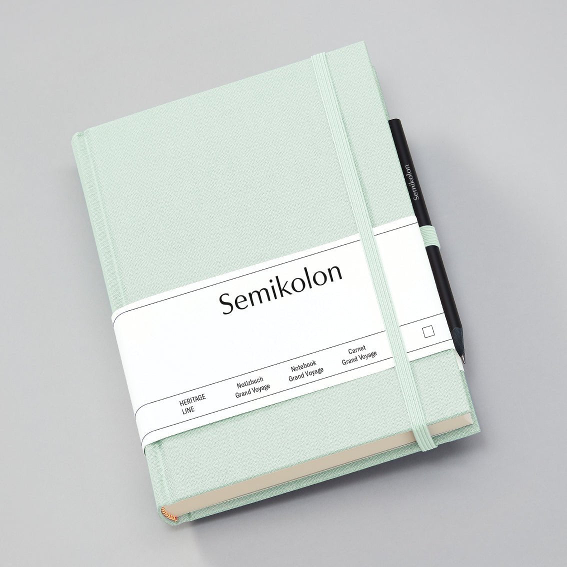 Carnet SEMIKOLON Grand Voyage - A5 - Uni - Moss -