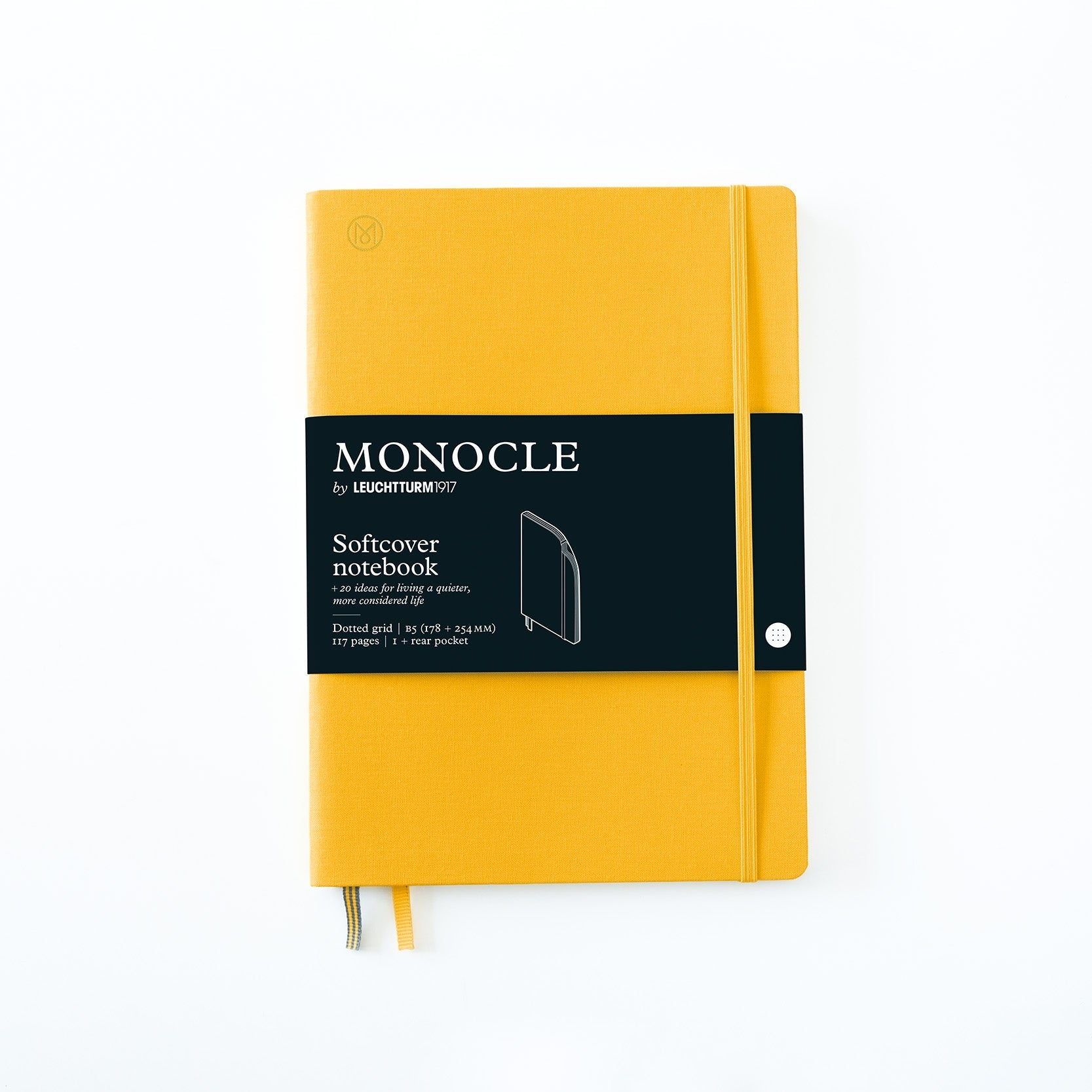 Carnet Souple Monocle by LEUCHTTURM1917 - B5 - Pointillé - Yellow - 4004117587672