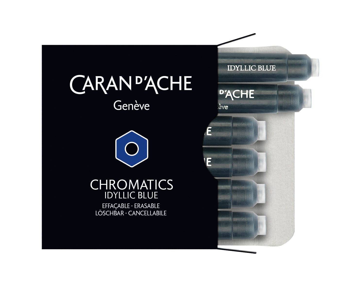 Cartouches d'encre CARAN D'ACHE - Idyllic Blue - - 7630002329880