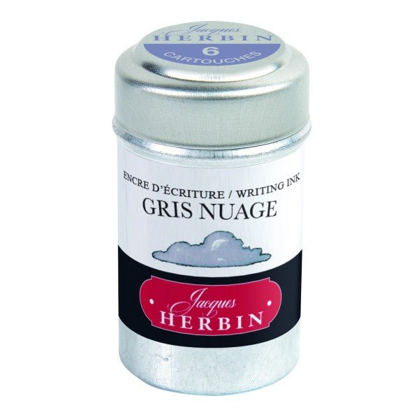 Cartouches d'encre JACQUES HERBIN - Gris Nuage - - 3188550201089