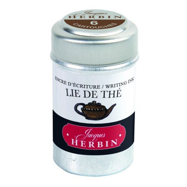 Cartouches d'encre JACQUES HERBIN - Lie de Thé - - 3188550201447