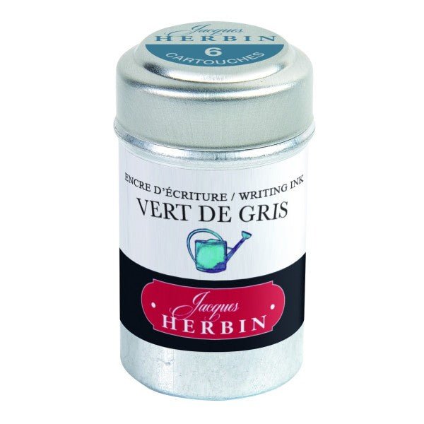 Cartouches d'encre JACQUES HERBIN - Vert de Gris - - 3188550201072