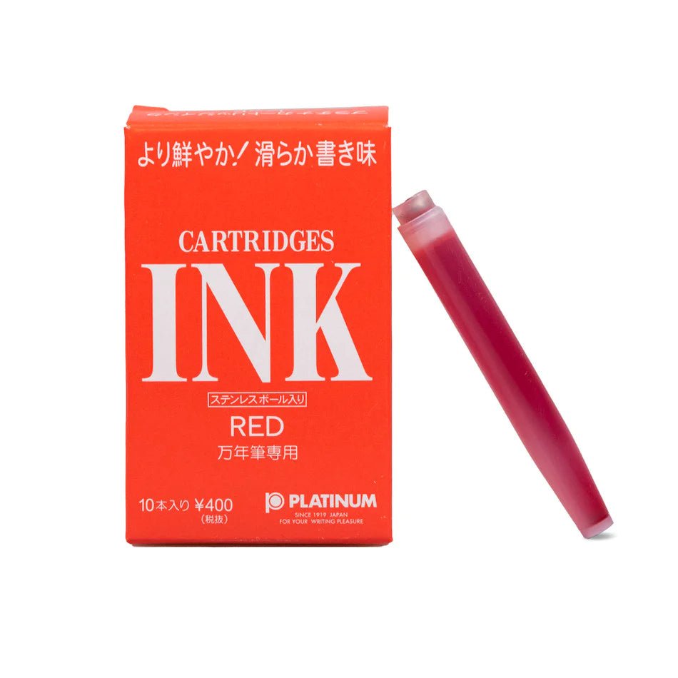 Cartouches d'encre PLATINUM - Boîte - Red - -
