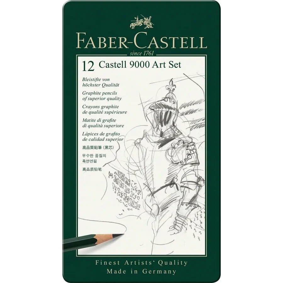 CASTELL 9000 - Boîte Métal 12 Graduations - 4005401190653