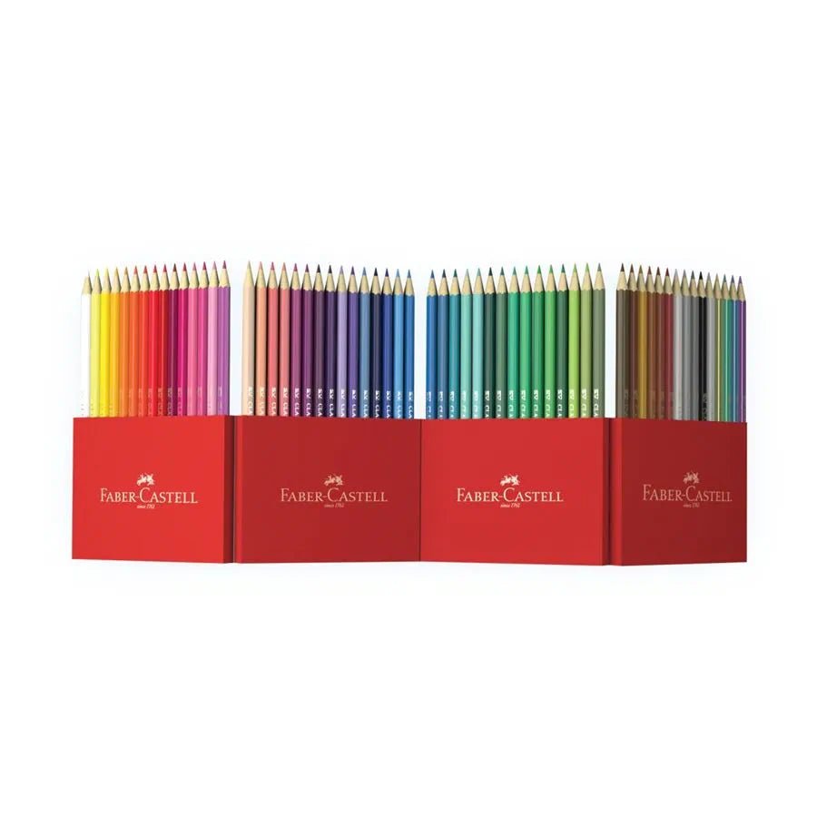Pochette de 60 crayons de couleur Château Accordéon Faber-Castell