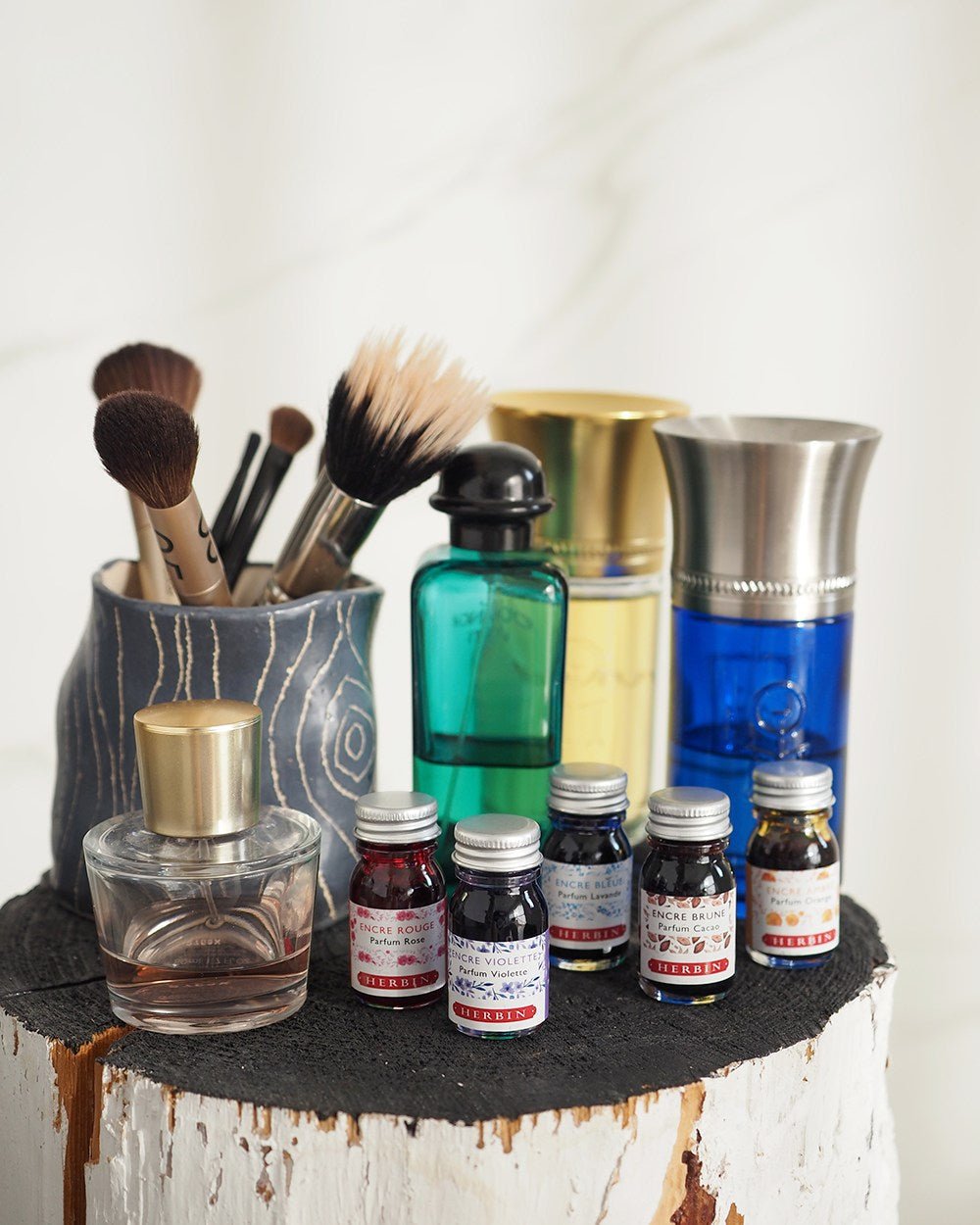 Coffret Encres Parfumées JACQUES HERBIN - 5 flacons d'encre - 10 ml - Assorties - 3188550187000