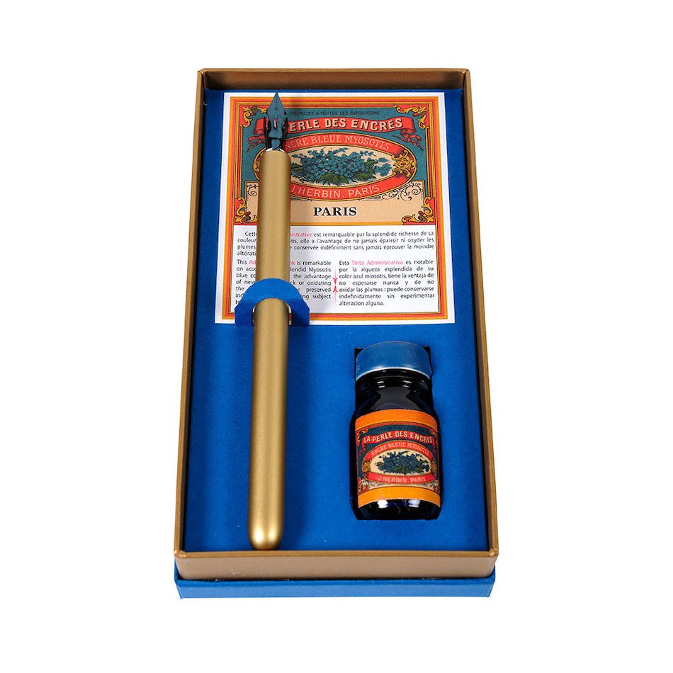 Coffret JACQUES HERBIN Bleu Myosotis - 10 ml - Bleu Myosotis - 3188550272782