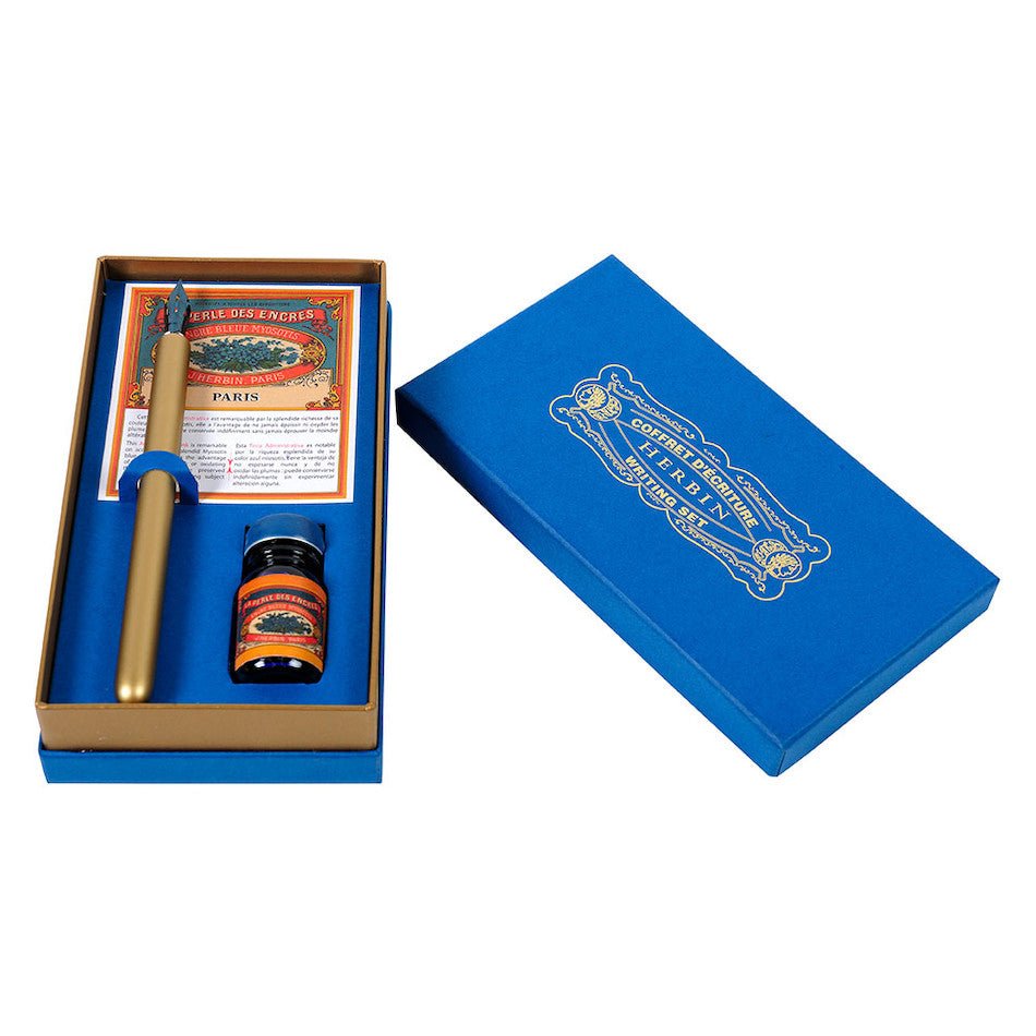 Coffret JACQUES HERBIN Bleu Myosotis - 10 ml - Bleu Myosotis - 3188550272782