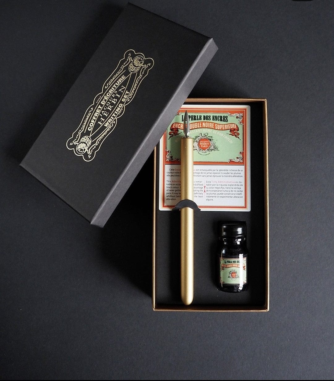Coffret JACQUES HERBIN Perle Noire - 10 ml - Perle Noire - 3188550272096
