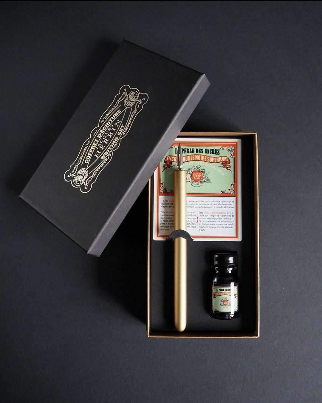 Coffret JACQUES HERBIN Perle Noire - 10 ml - Perle Noire - 3188550272096