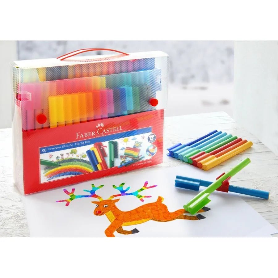 CONNECTOR - Malette 80 Feutres de Dessin - 4005401555797