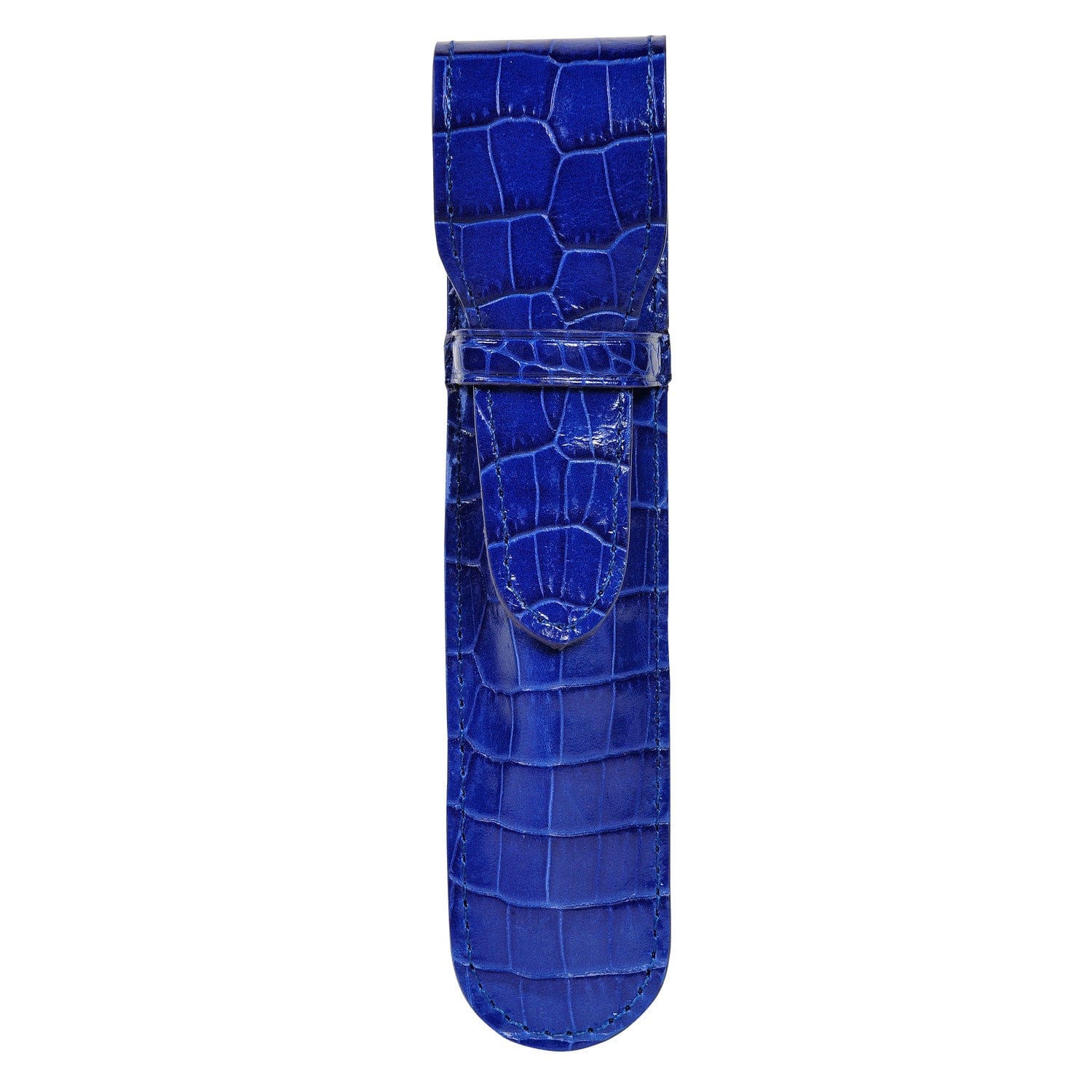Étui à stylo Mignon Croco Savannah - Bleu - -
