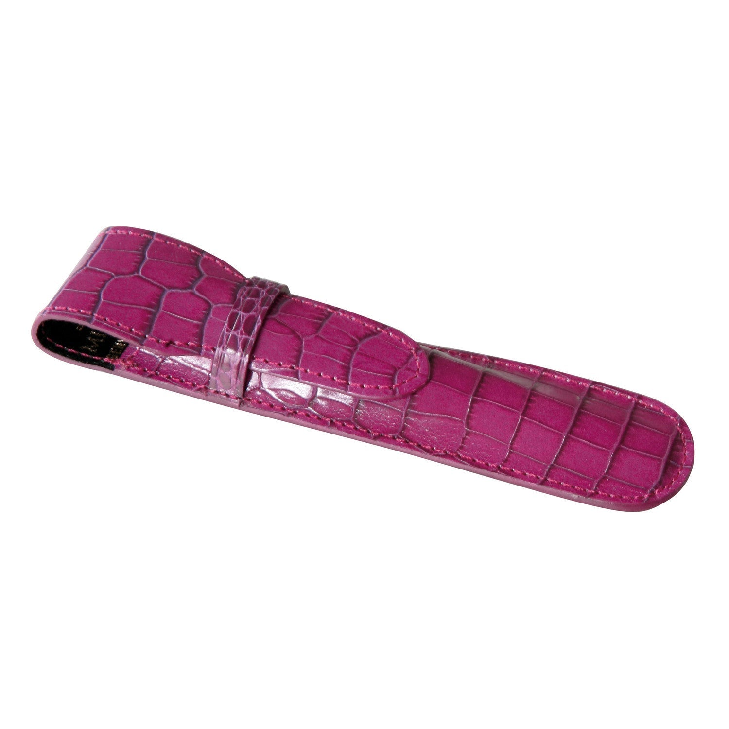 Étui à stylo Mignon Croco Savannah - Fuchsia - -