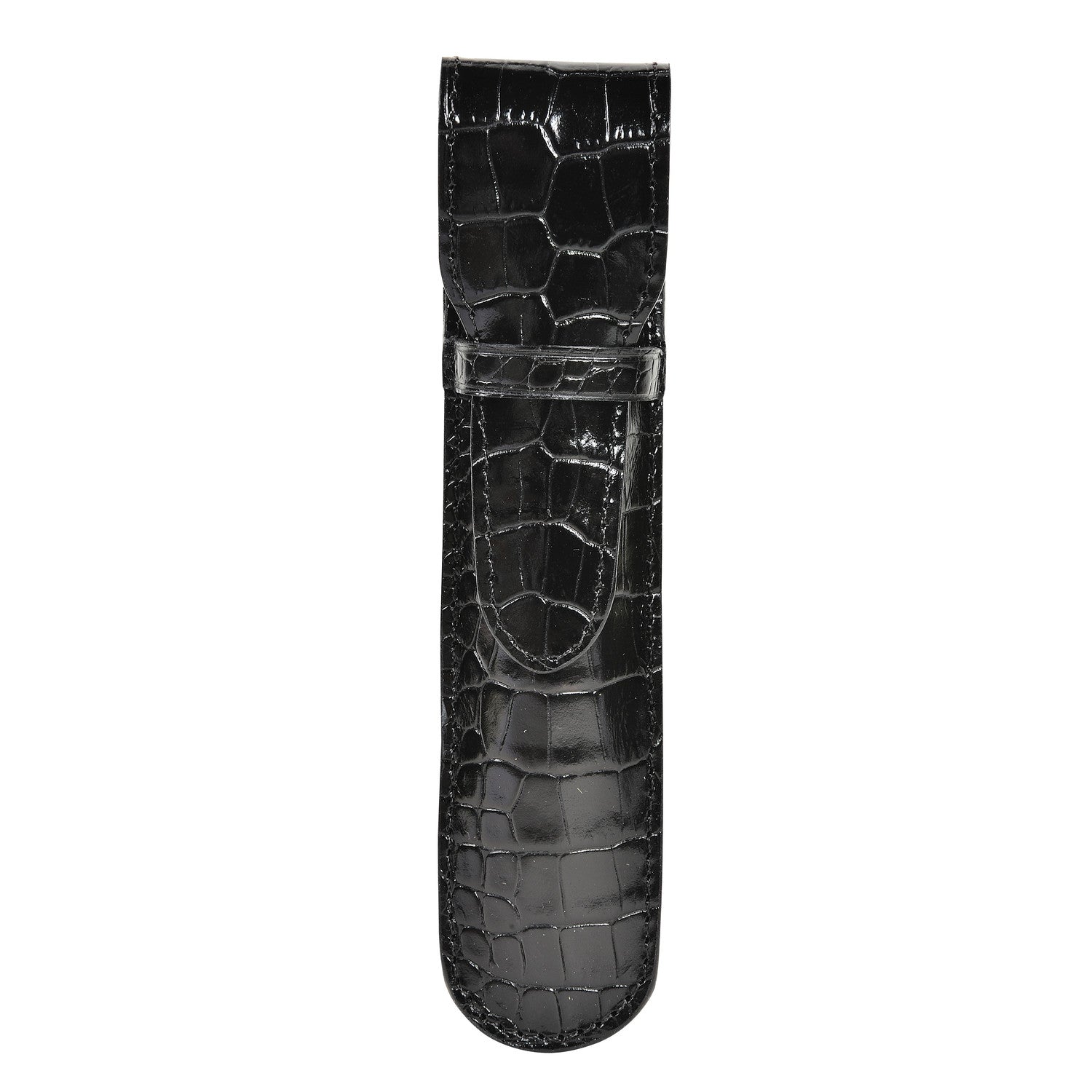 Étui à stylo Mignon Croco Savannah - Noir - -