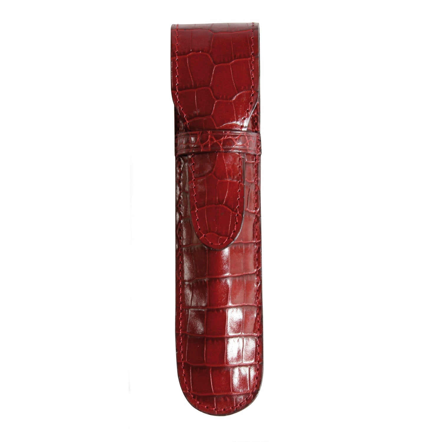 Étui à stylo Mignon Croco Savannah - Rouge - -