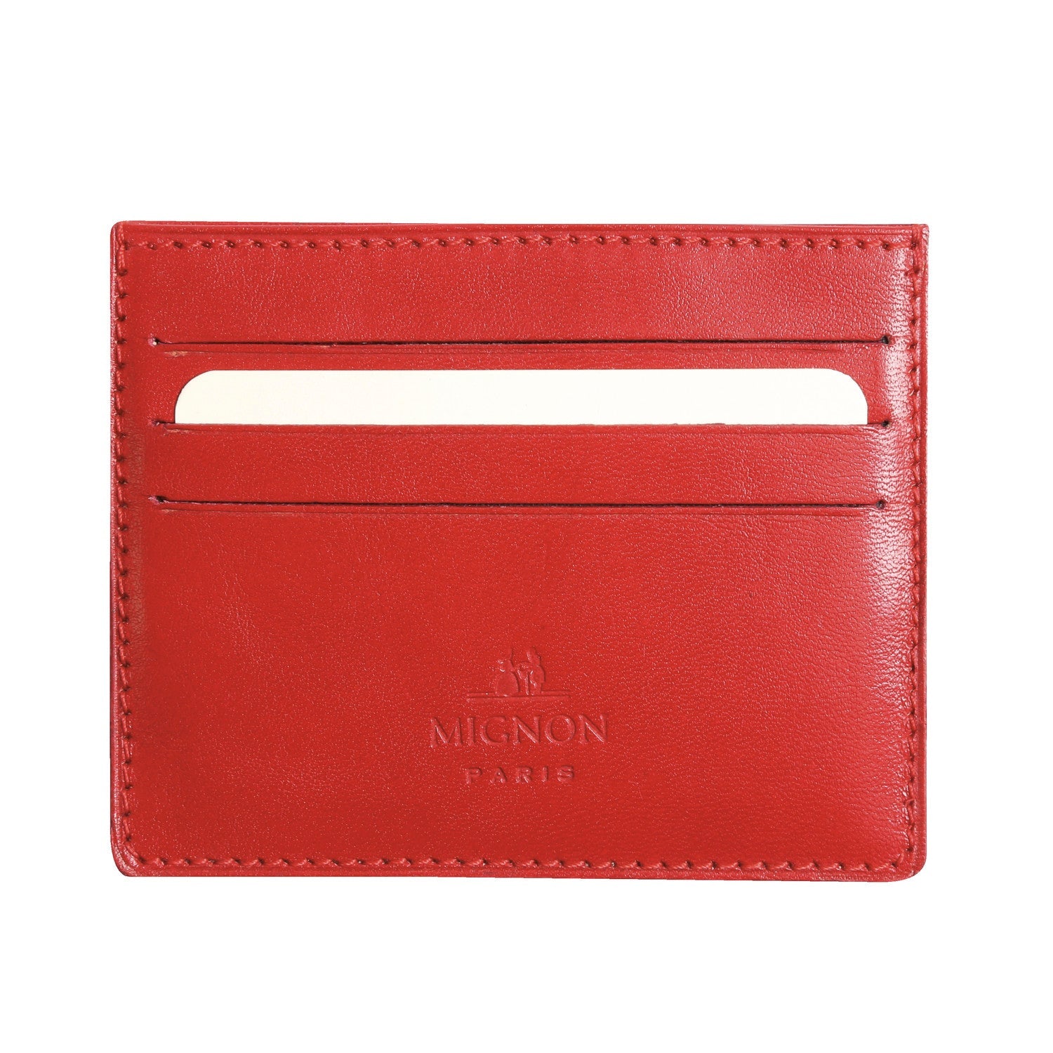 Étui cartes Mignon Veau Boboli - Rouge - -