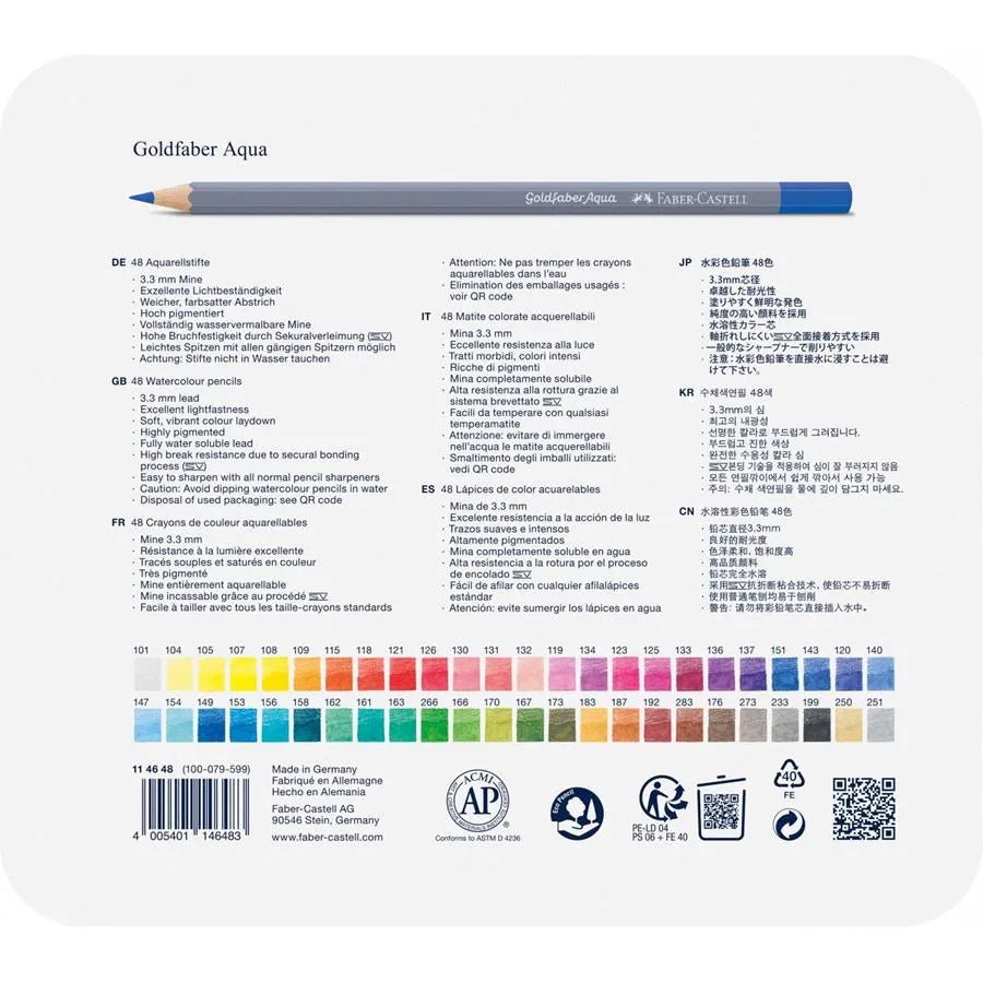 GOLDFABER Aquarelle - Boîte Métal 24 Couleurs - 4005401146247