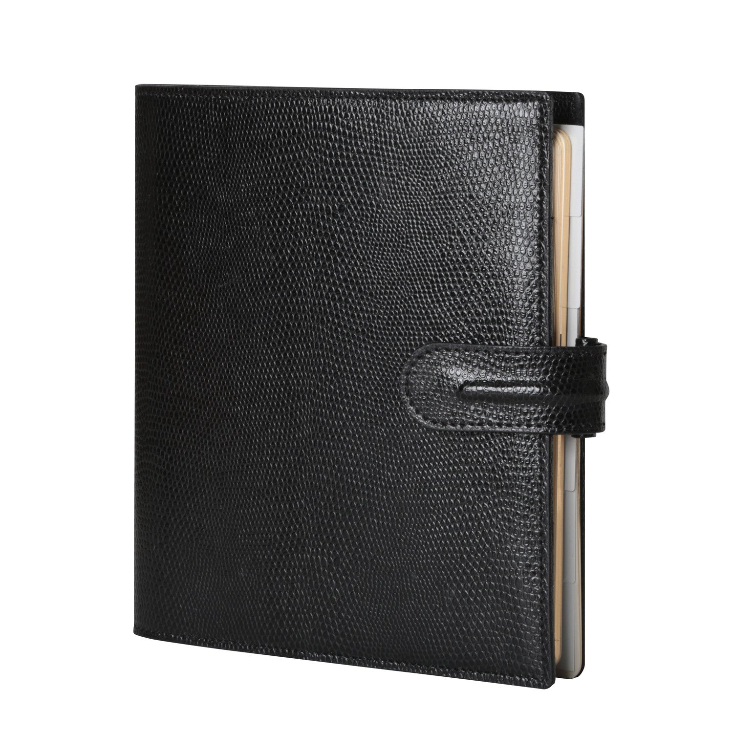 Organiseur Mignon AK17 Bornéo - 18.5 x 16.8 cm - 1 semaine sur 2 pages - Noir -