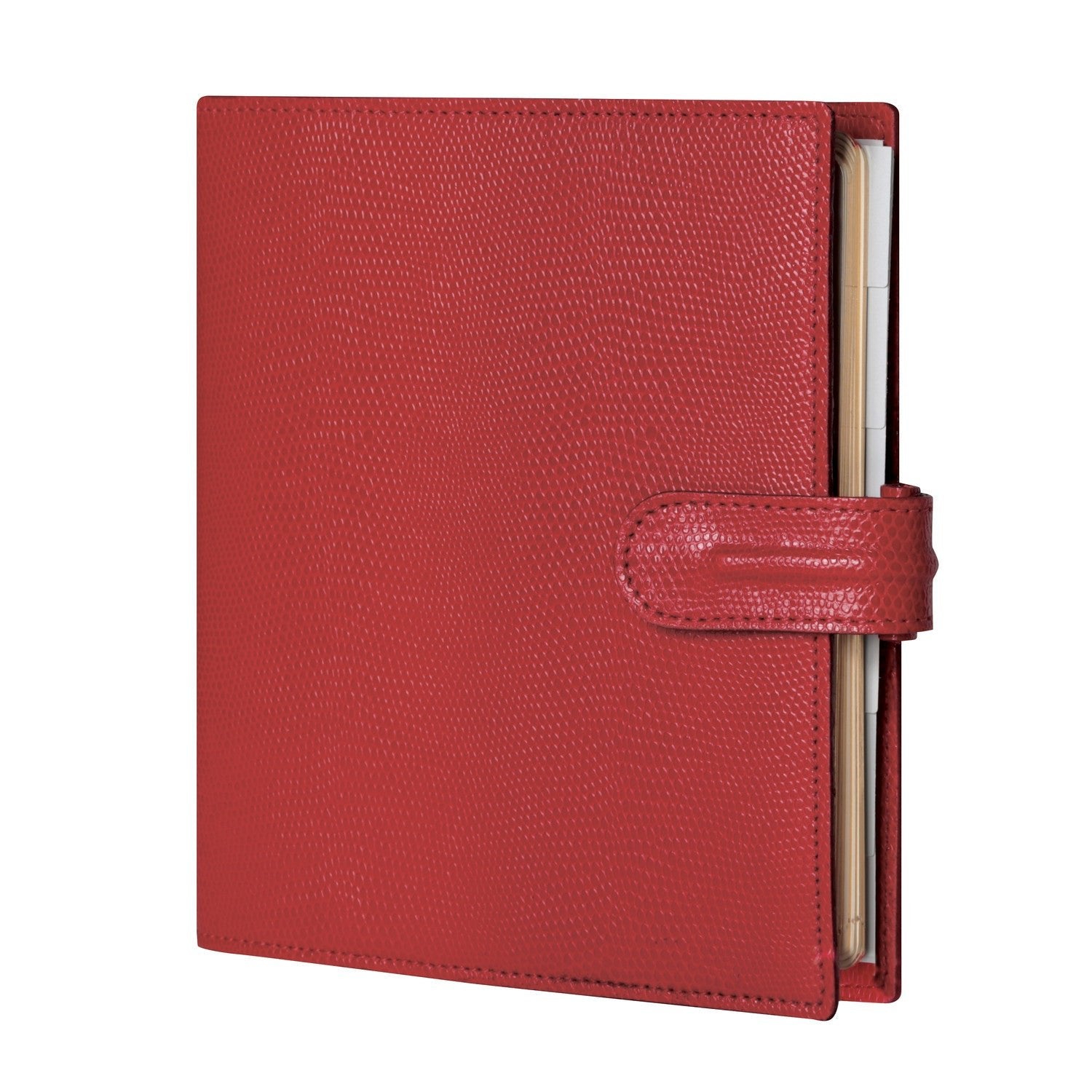 Organiseur Mignon AK17 Bornéo - 18.5 x 16.8 cm - 1 semaine sur 2 pages - Rouge -