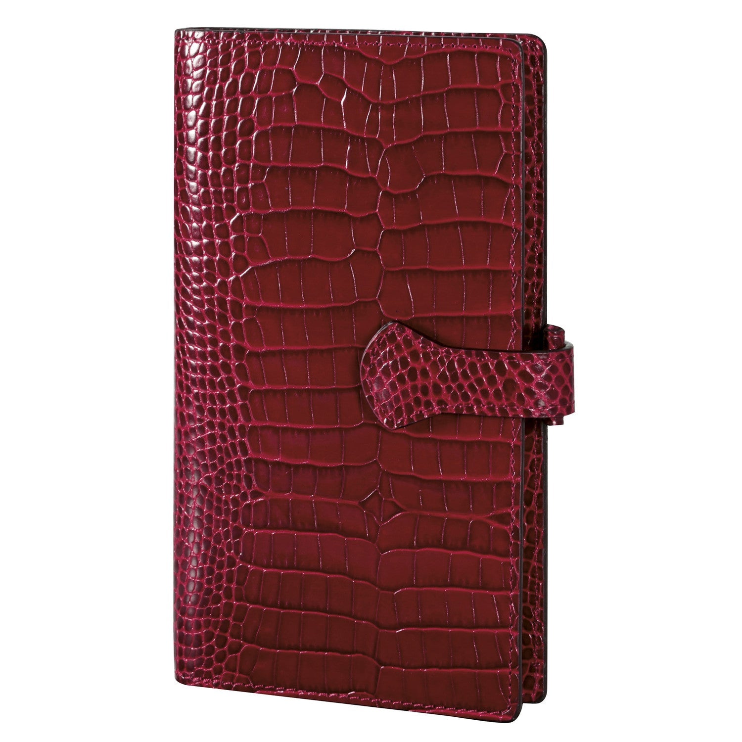 Organiseur Mignon AK18 Croco Savannah - 18.5 x 10.8 cm - 1 semaine + notes - Rouge -