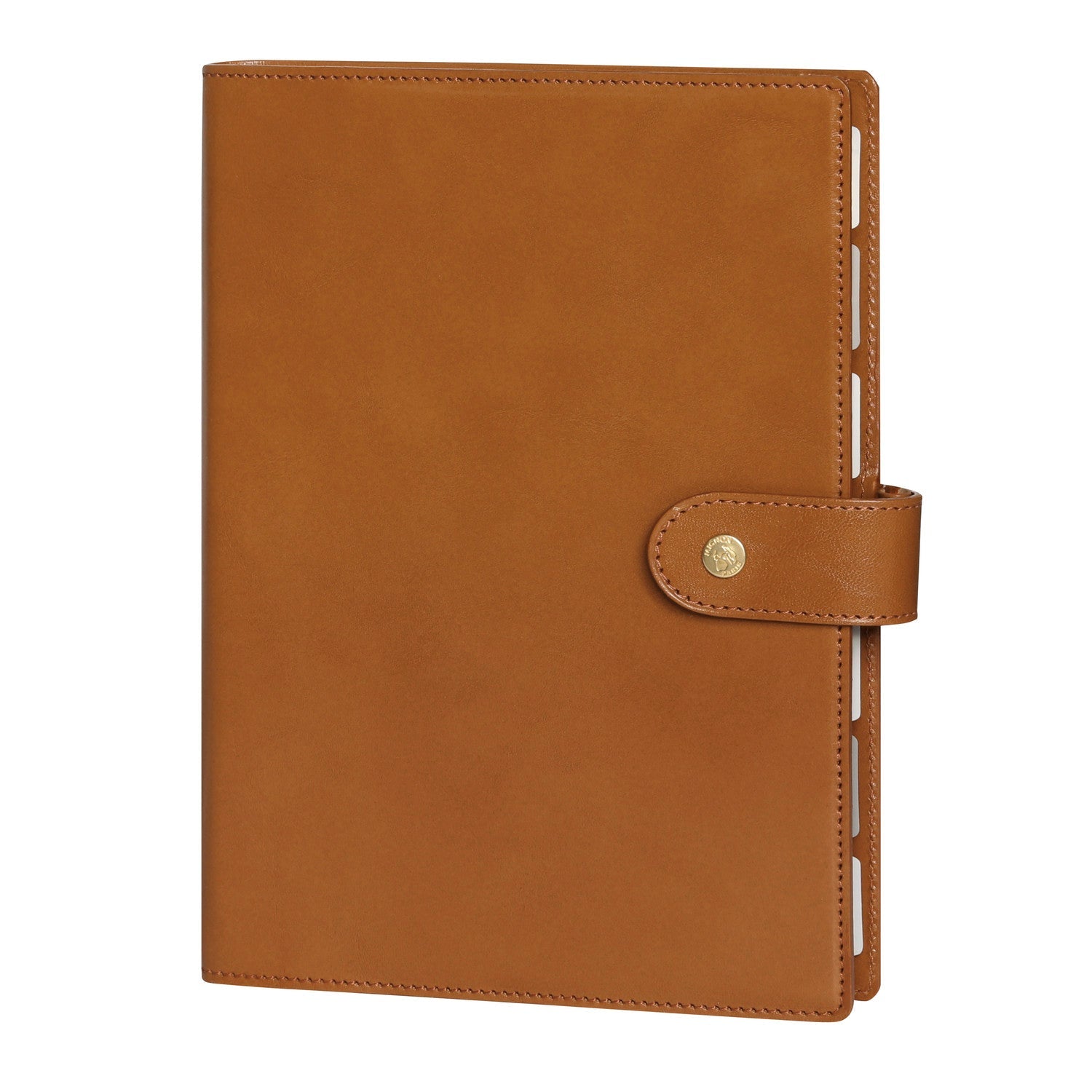 Organiseur Mignon AK22 Veau Boboli - 21 x 17.3 cm - 1 semaine sur 2 pages - Camel -