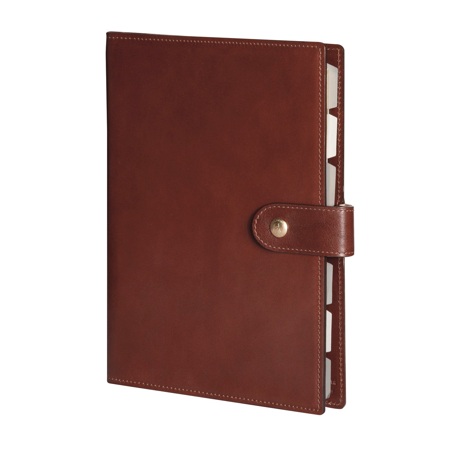 Organiseur Mignon AK22 Veau Boboli - 21 x 17.3 cm - 1 semaine sur 2 pages - Marron -