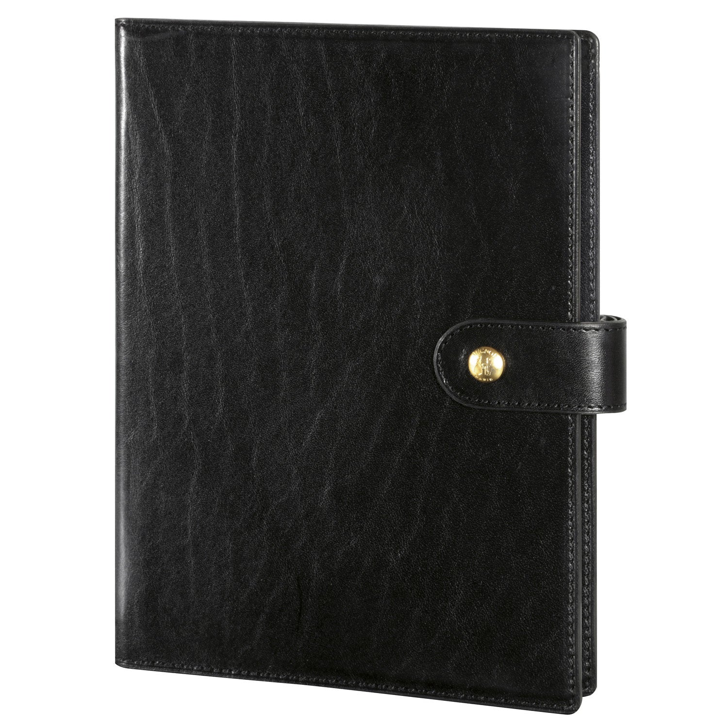Organiseur Mignon AK22 Veau Boboli - 21 x 17.3 cm - 1 semaine sur 2 pages - Noir -