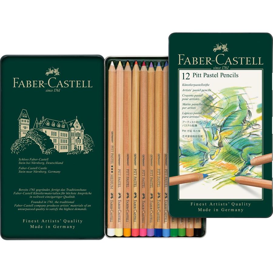 PITT PASTEL - Boîte Métal 12 Couleurs - 4005401121121