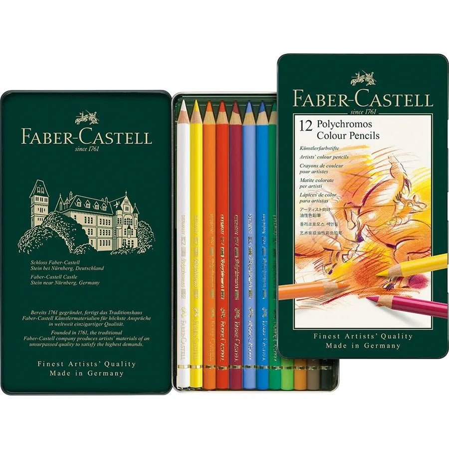 POLYCHROMOS - Boîte Métal 12 Couleurs - 4005401100126