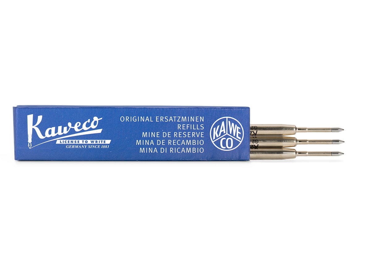 Recharge KAWECO stylo bille G2 - 0.8 - Bleu - 4250278604165