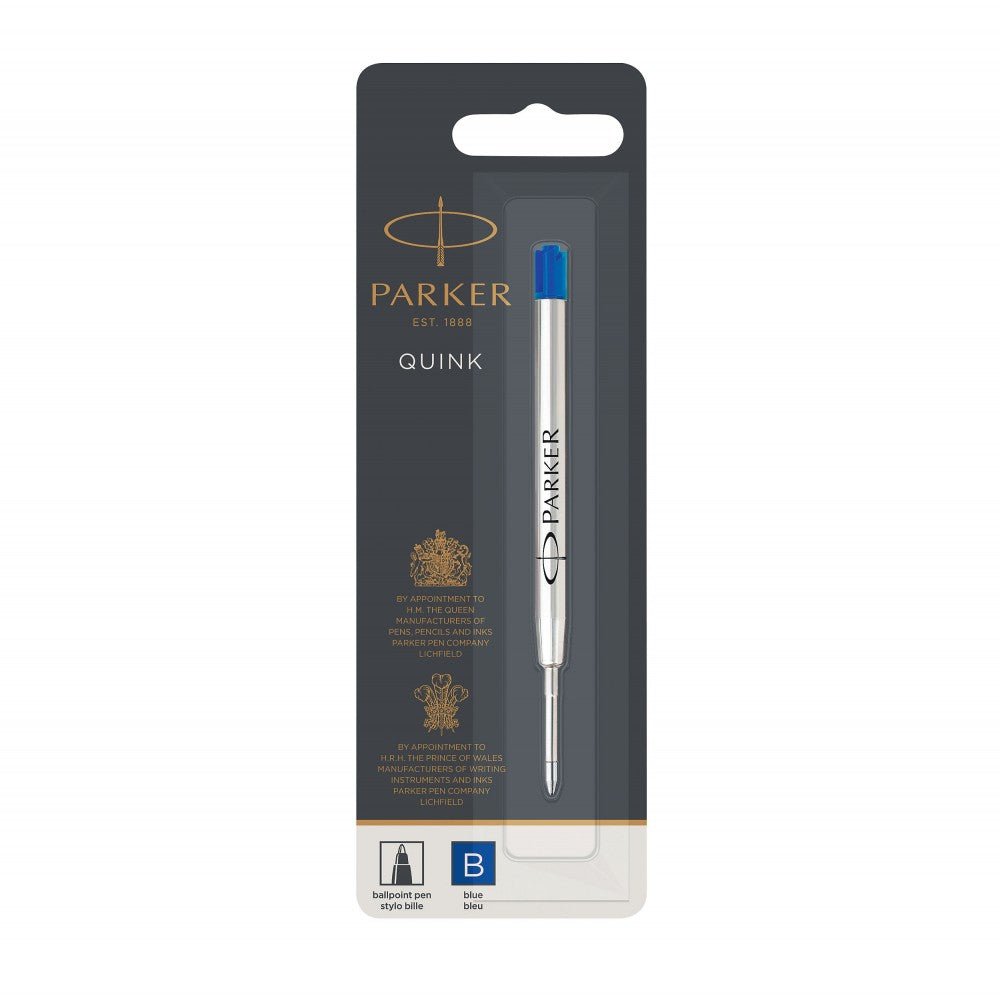 Recharge PARKER stylo bille - Large (B) - Bleu - 3501179503653