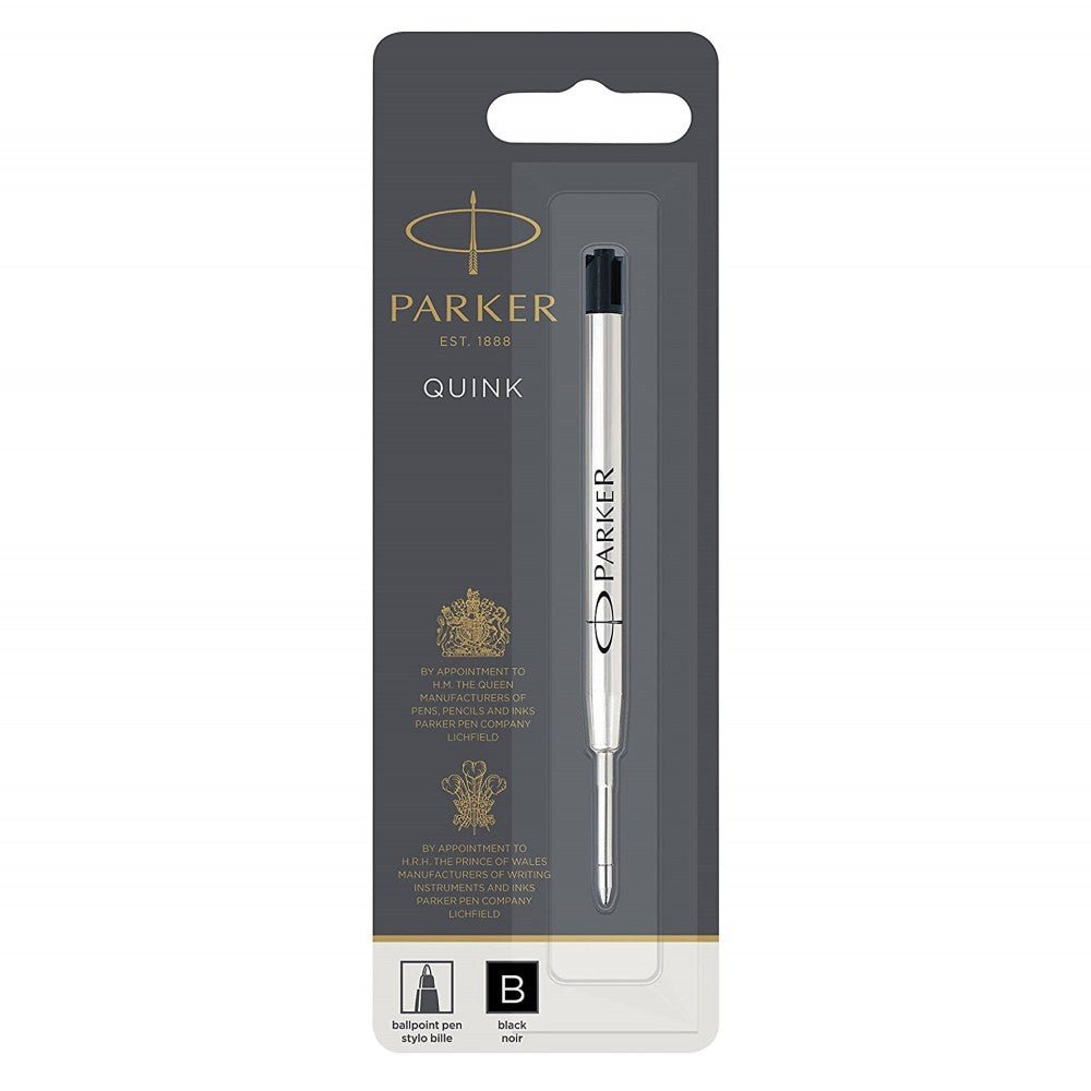 Recharge PARKER stylo bille - Large (B) - Noir - 3501179503660