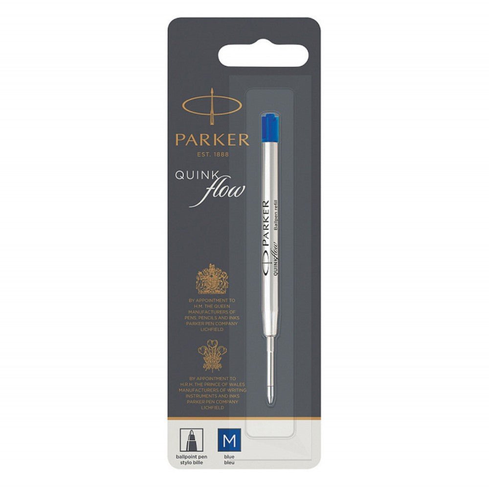 Recharge PARKER stylo bille - Medium (M) - Bleu - 3501179503714