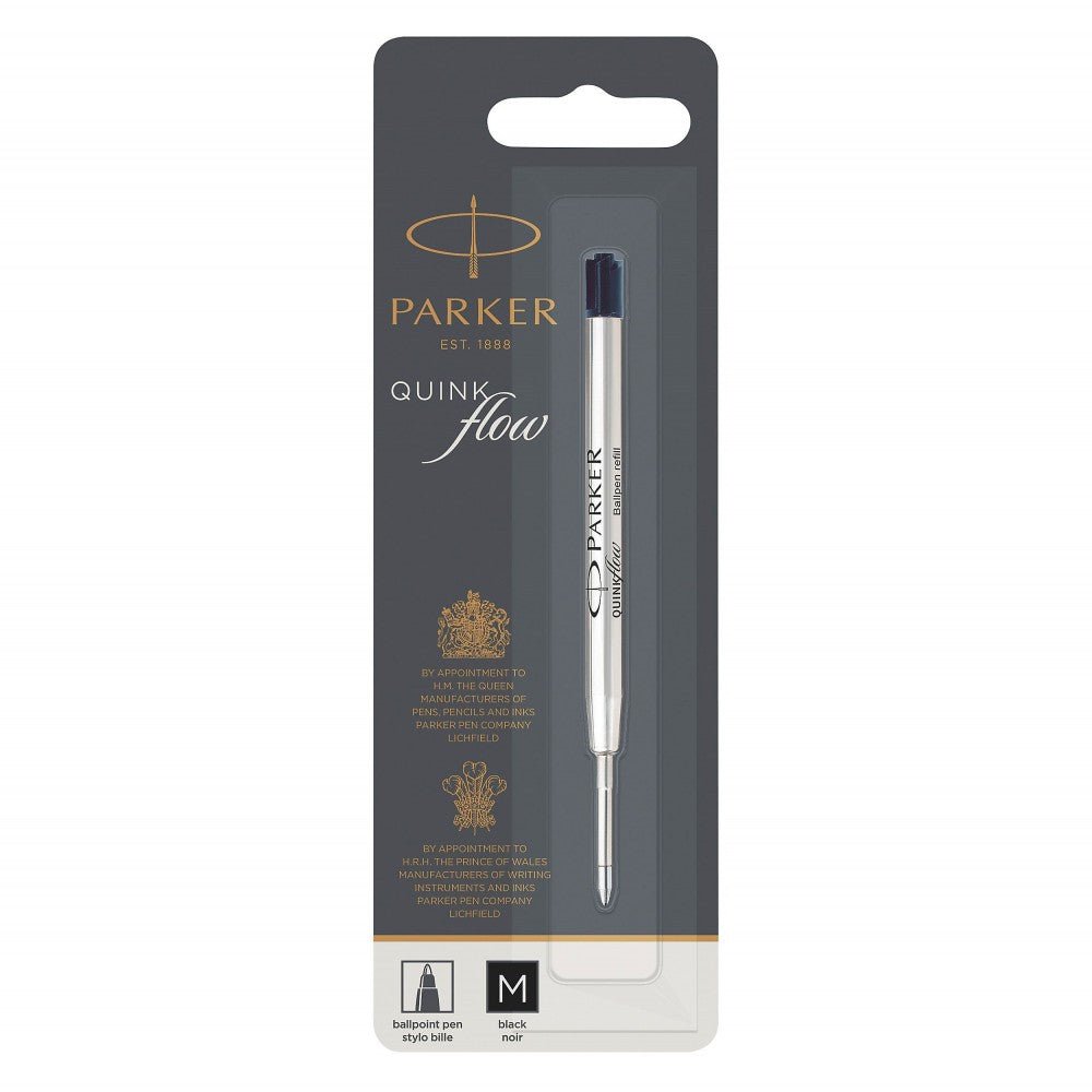 Recharge PARKER stylo bille - Medium (M) - Noir - 3501179503691