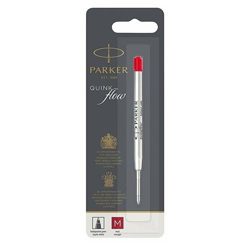 Recharge PARKER stylo bille - Medium (M) - Rouge - 3501179503707