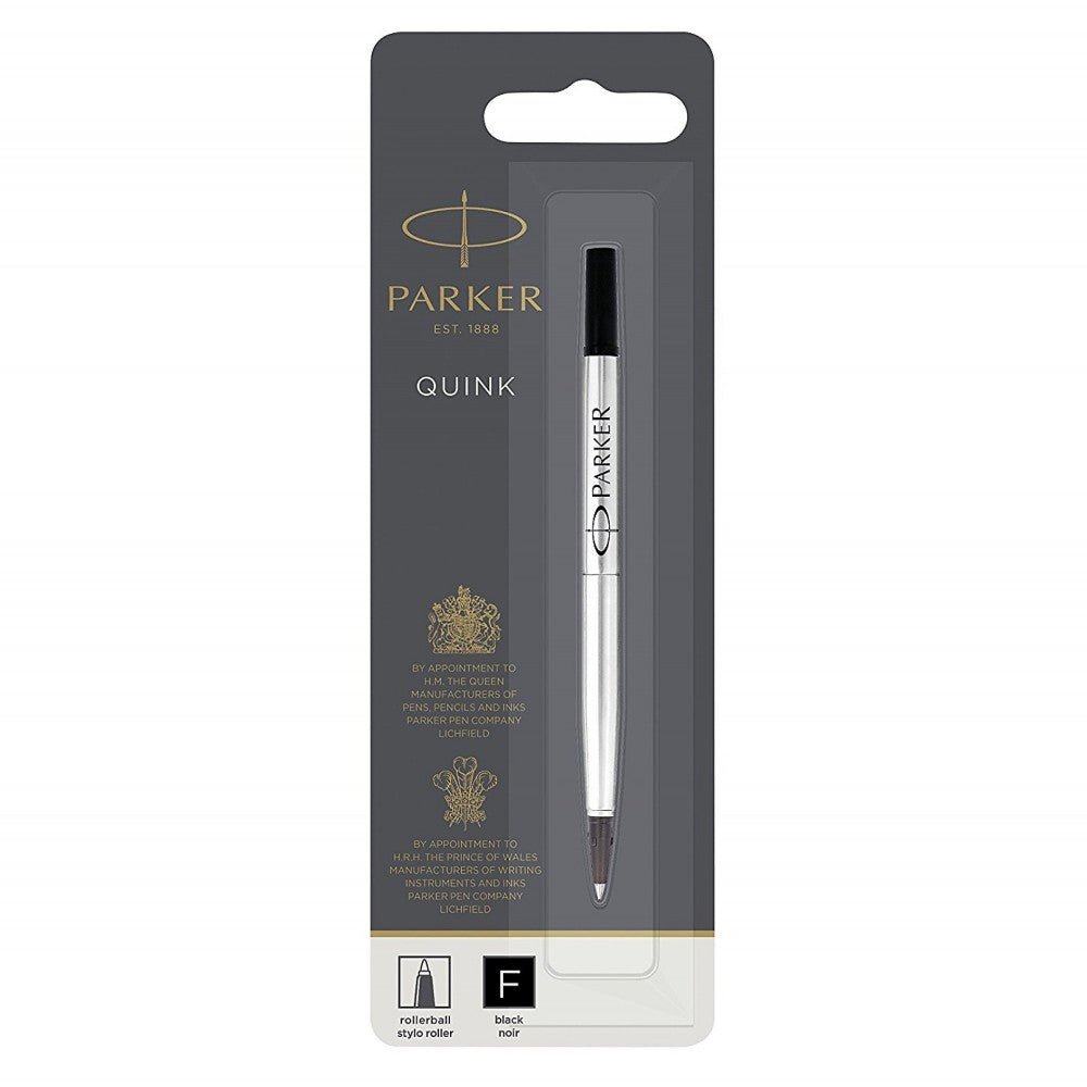 Recharge PARKER stylo roller - Fine (F) - Noir - 3501179503219
