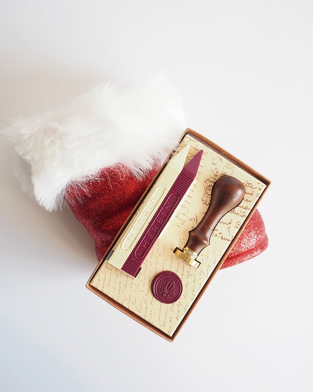 Set Cire et Sceau Traditionnelle Fleur de Lys - 3188551460010