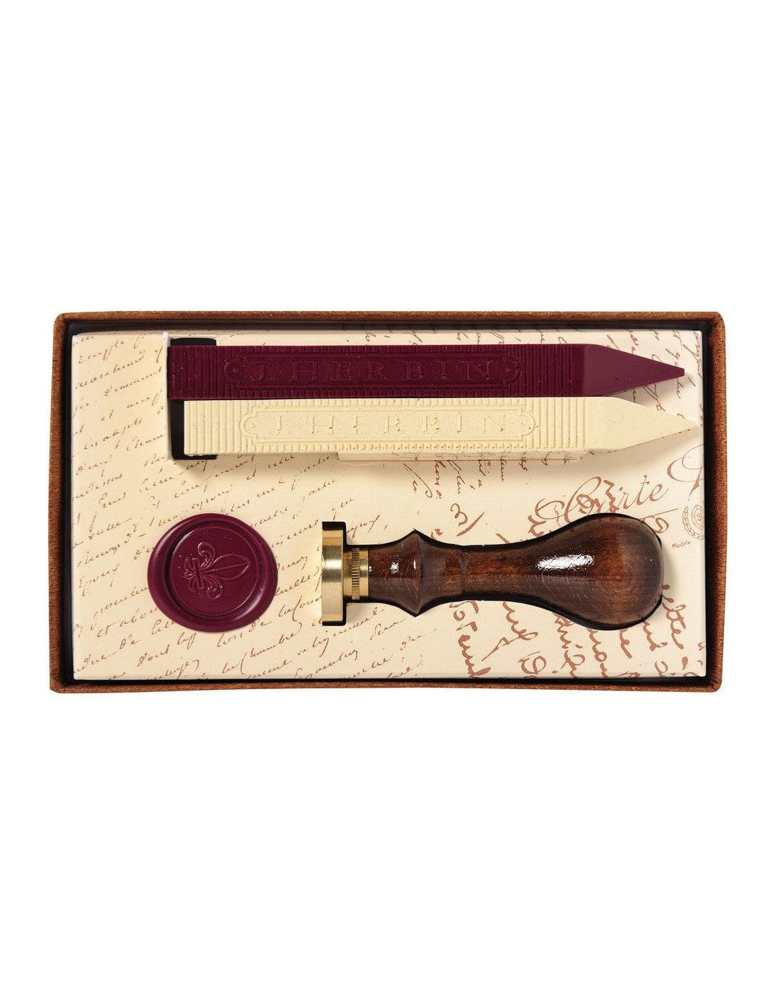 Set Cire et Sceau Traditionnelle Fleur de Lys - 3188551460010