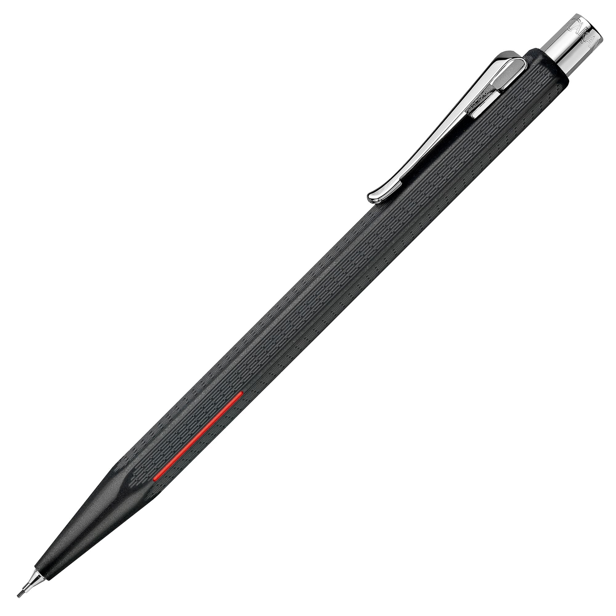 Set porte-mine CARAN D'ACHE Ecridor Racing - 0.7 - Chromé Noir Mat - -
